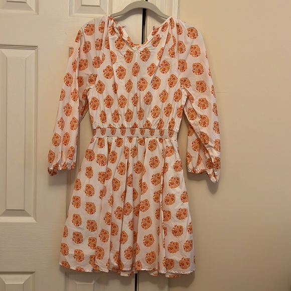 J.Crew Blockprint Smocked Waist Mini Dress - Picture 6 of 8